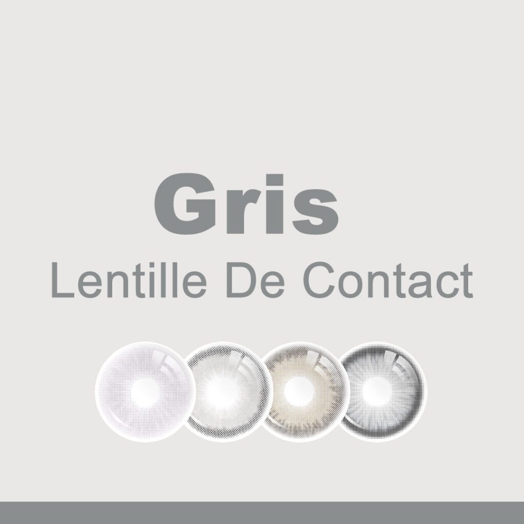 Lentilles De Couleur 38 Lentille De Contact Gris