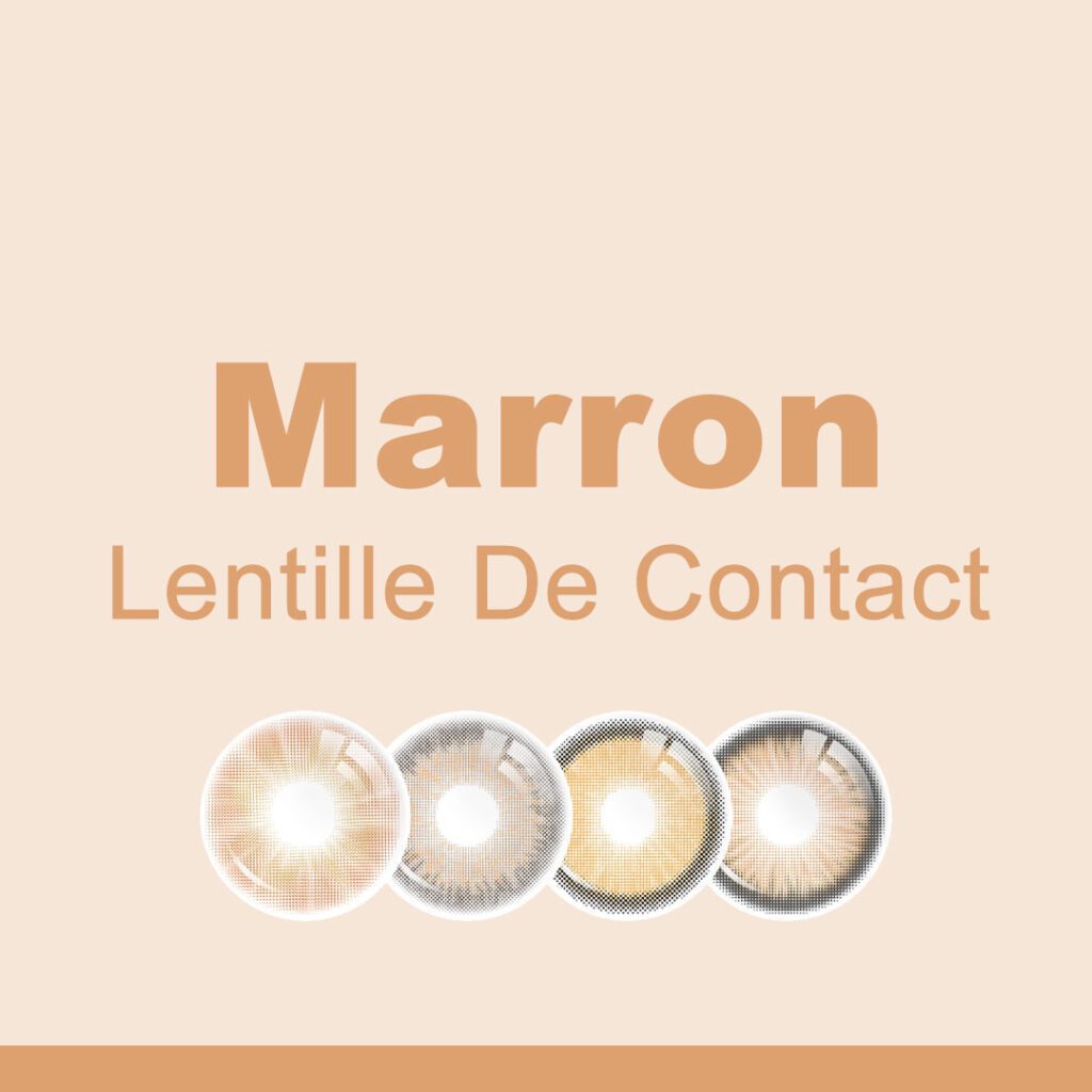 Lentilles De Couleur 36 Lentille De Contact Marron