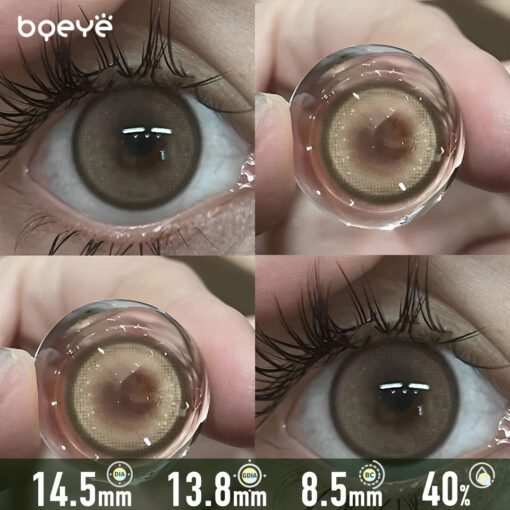 Café Au Lait Voile Lentilles De Contact