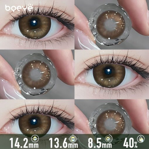 Crème Douce Brun Lentilles de Contact