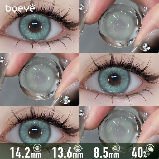 Gris Perle Brume Lentilles De Contact