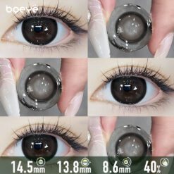 Lentilles de Contact Teintées Gris-Brun Naturel