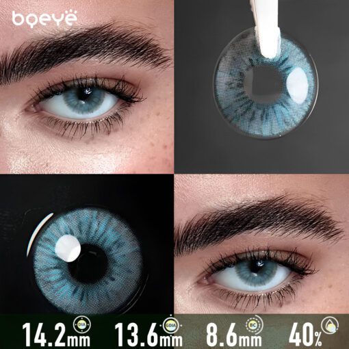 Lentilles De Contact Bleues Angeles
