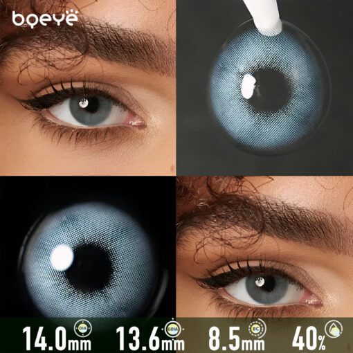 Lentilles De Contact Bleues Rome Time