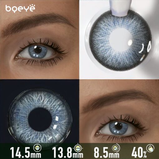 Lentilles De Contact Bleues Siren