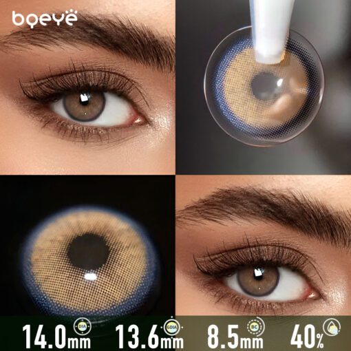 Lentilles De Contact Marron Neala