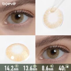 Lentilles de contact noisette Hidrocor