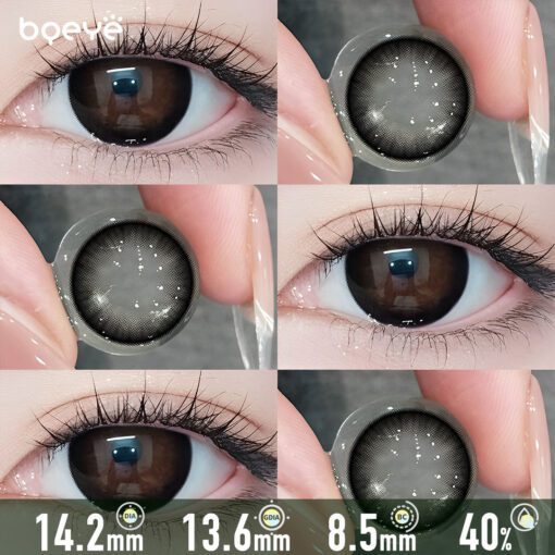 Nuit Étoilée Noir Lentilles De Contact