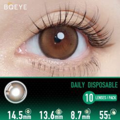 Lentilles de Contact Chocolat Noisette Maillard