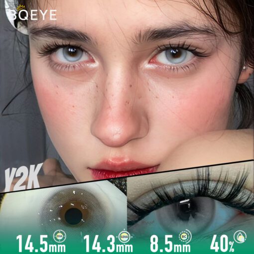 Lentilles De Contact Gris Fée Enchantée