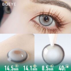 Lentilles de Contact Gris Perle Sirène (10 PIÈCES)