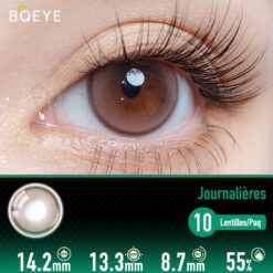 Lentilles de Contact Guimauve Rose