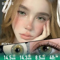 Lentilles de Contact Marron Moutarde