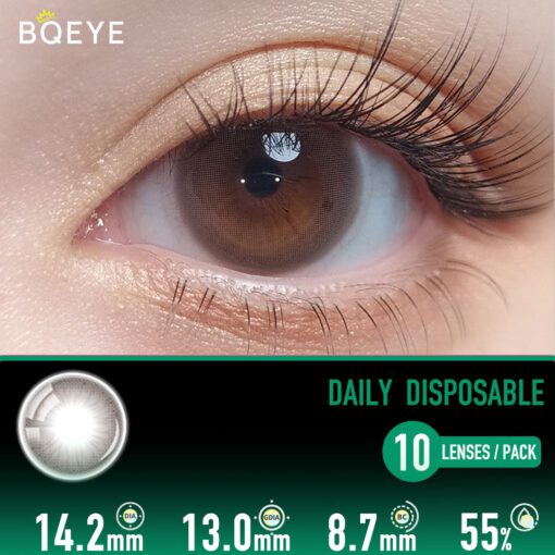 Lentilles De Contact Taupe Cristalline
