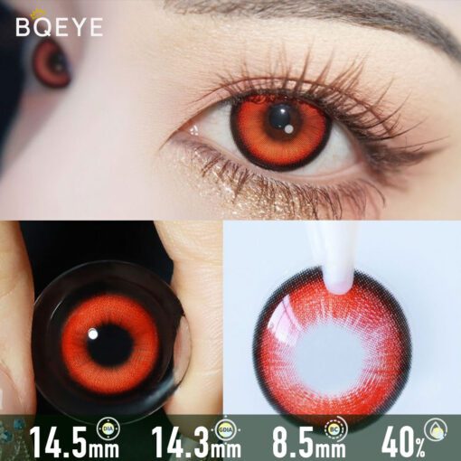 Lentilles De Contact Rouges Punk