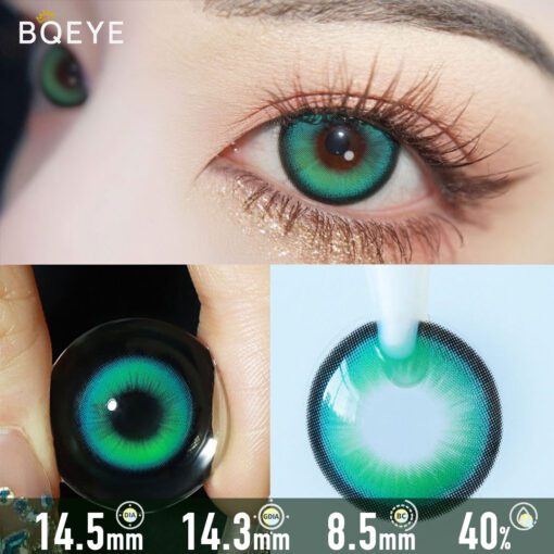 Lentilles De Contact Vertes Punk