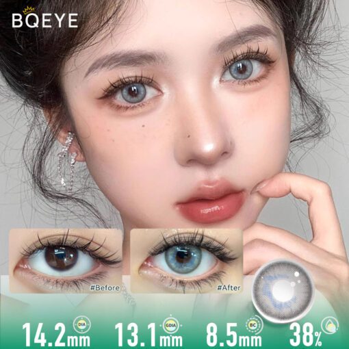 Lentilles De Contact Grises Esprit Nocturne
