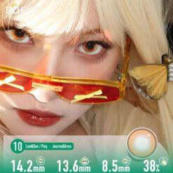 Lentilles De Contact Marron Iris Mystique