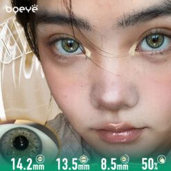 Lentilles de Contact Brun Clair Basilic Tropical (10 PIÈCES)