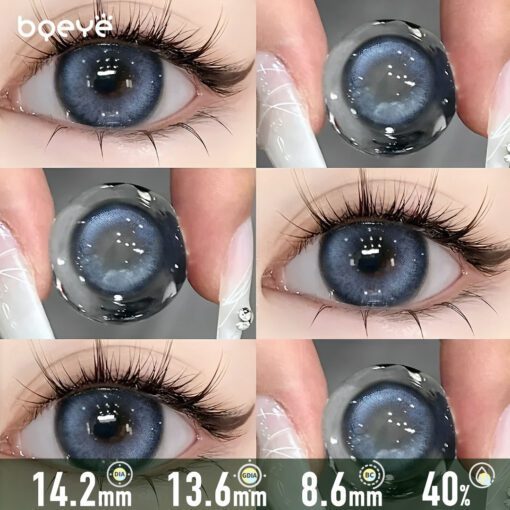 Guimauve Bleu Cristal Lentilles de Contact