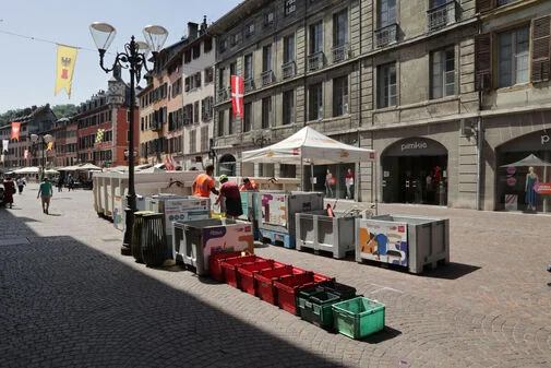 À Chambéry, vos dépôts de déchets passent au matin