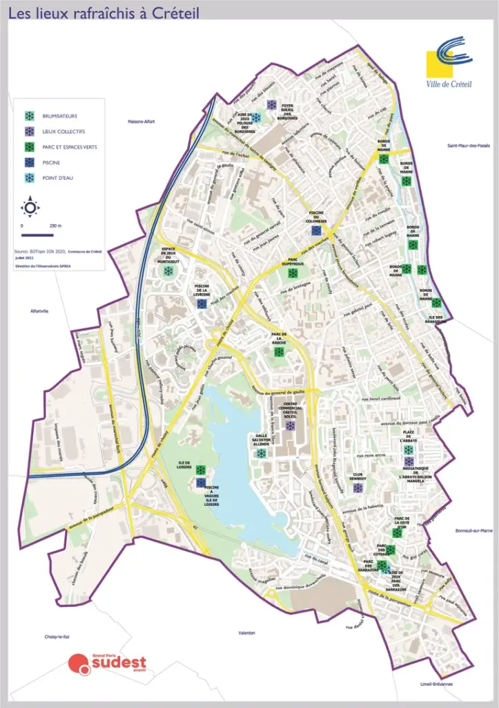 À Créteil, où se mettre au frais jusqu’à 20 h ?