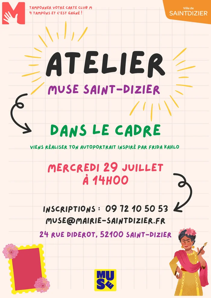 Atelier de l’été à Saint-Dizier : rendez-vous le 29 juillet