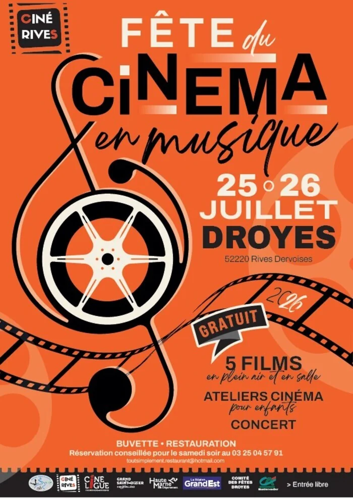 Saint-Dizier : cinéma à Droyes les 25 et 26 juillet