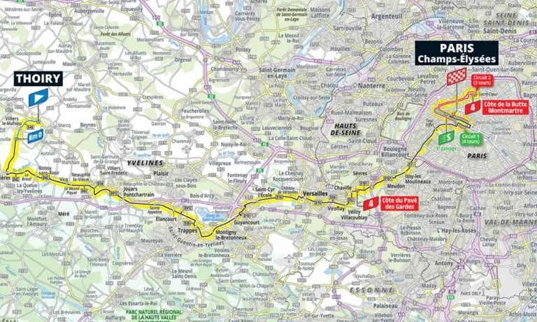 Tour de France à Paris : trois passages le 26 juillet