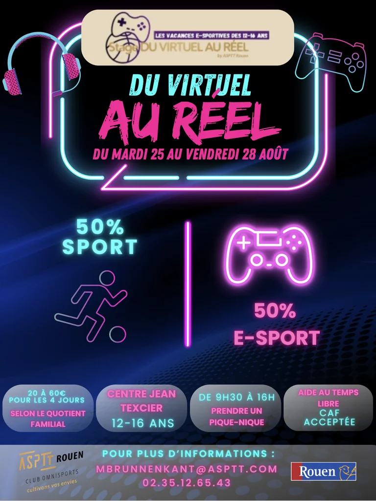 À Rouen, un stage e-sport et sport pour les ados dès 20 €