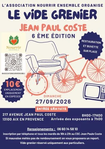 Aix-en-Provence : vide-greniers gratuit pour l’aide alimentaire