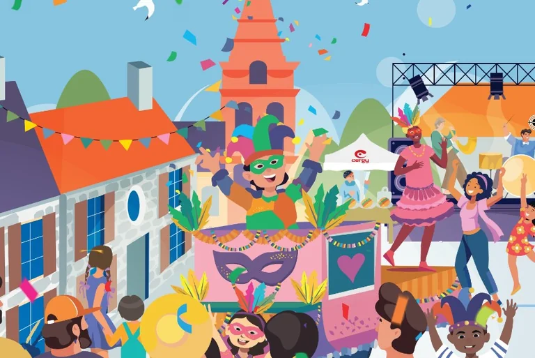 Charivari à Cergy : flambeaux et carnaval gratuits