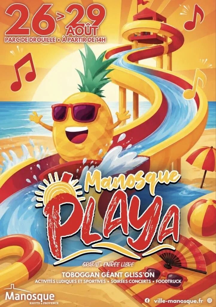 Manosque Plage : quatre jours gratuits au parc de Drouille